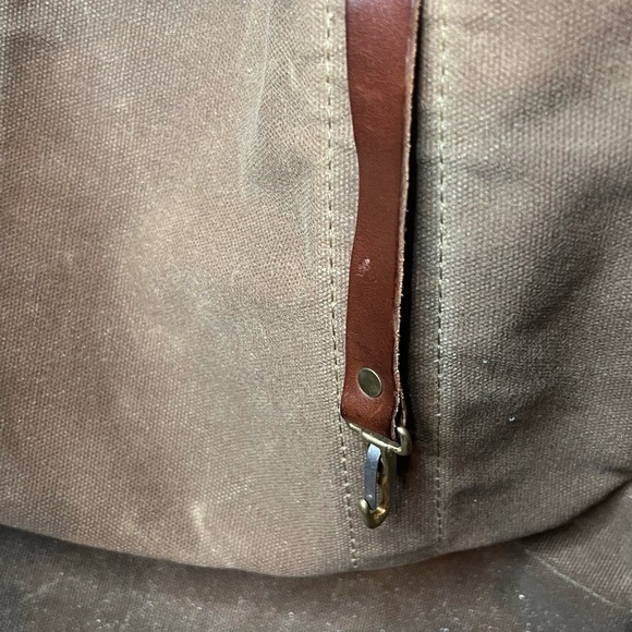 Artifact Bags Brown Canvas Garden Beach Tote with Leather Handles - Picture 11 of 11